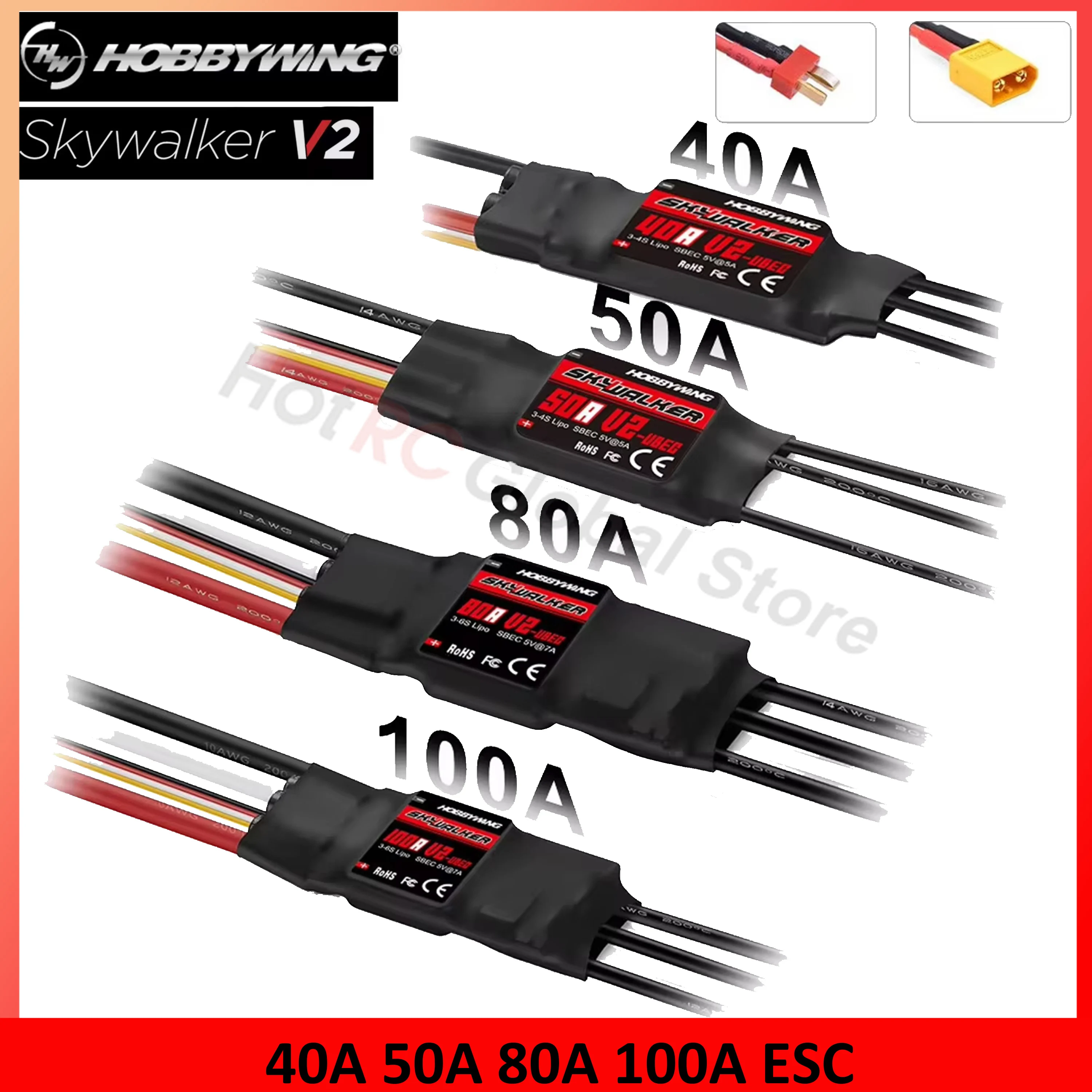 Drone Esc - HOBBYWING Skywalker V2 Series 40A 50A