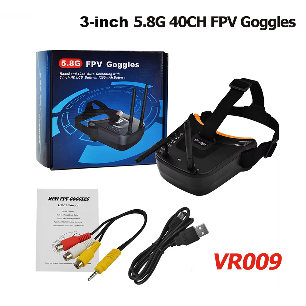 Drone Antenna - VR009 FPV Video Goggles 3Inch 480*320