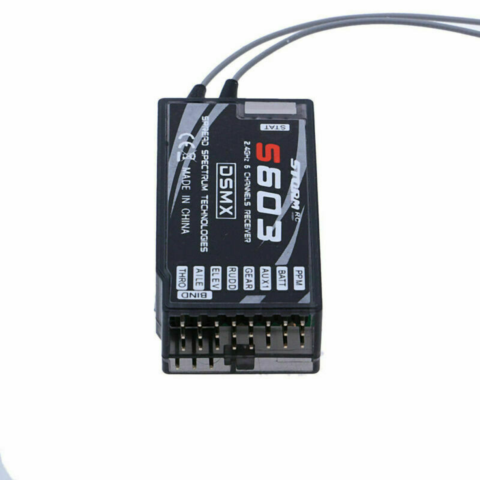 6CH 2.4GHz PPM S603 Receiver w - Drone Antenna 评论和价格