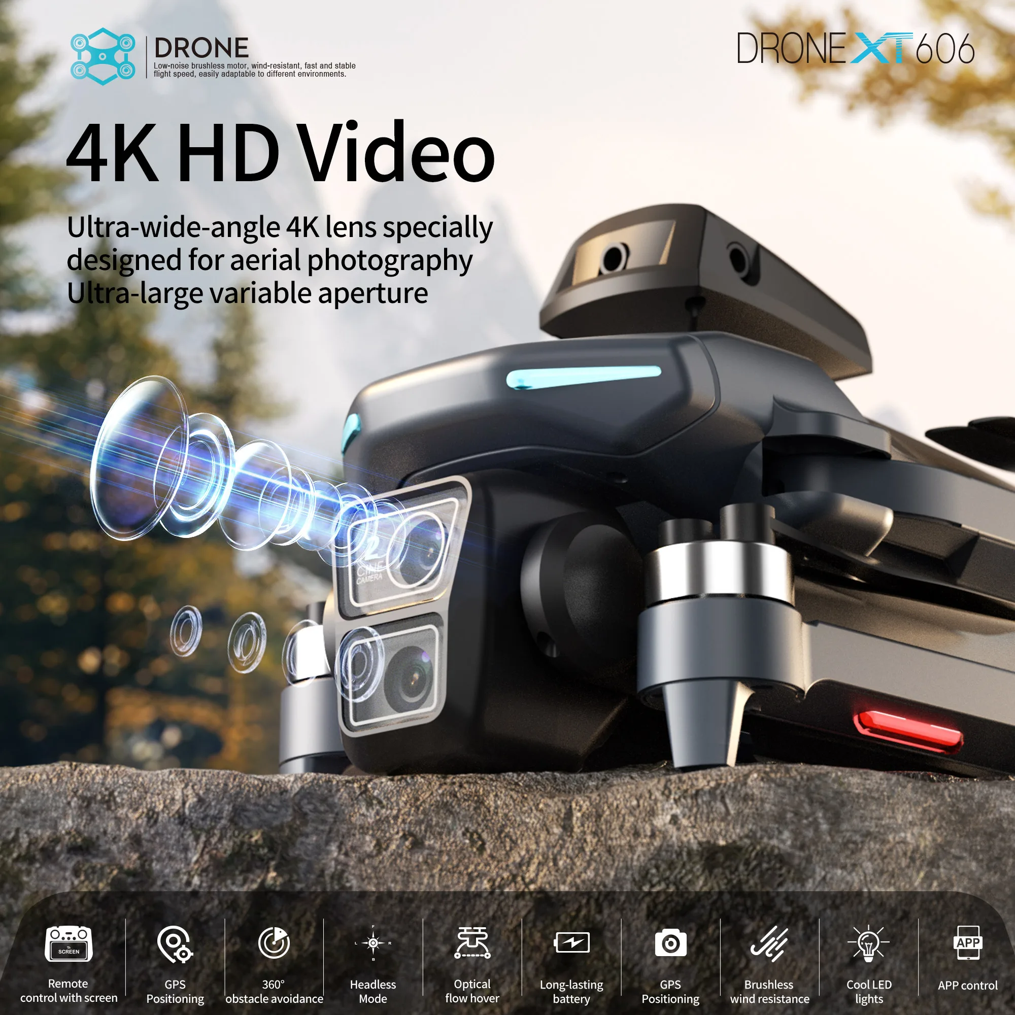 Lenovo XT606 Drone Professiona - Drone Gps Mount 评论和价格