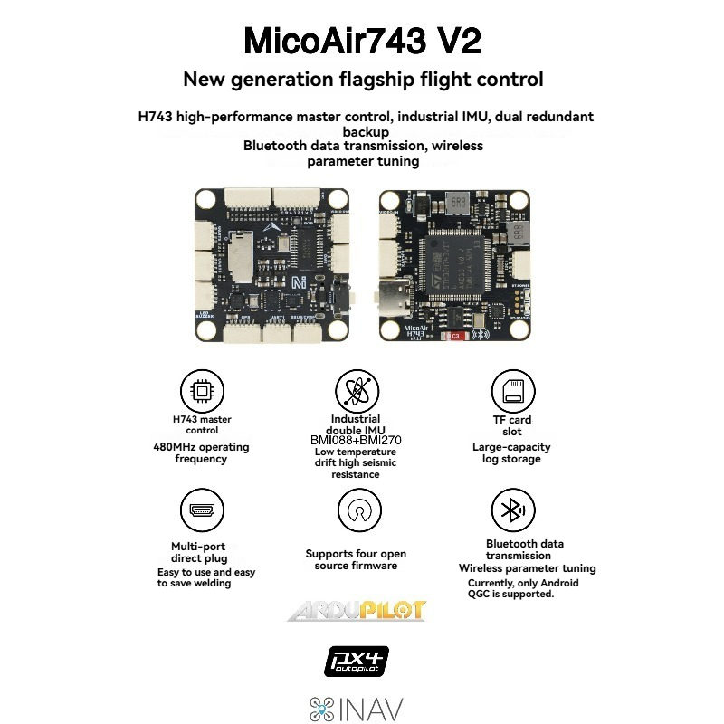 MicoAir743 V2   Flight Control - Drone Flight Controller 评论和价格