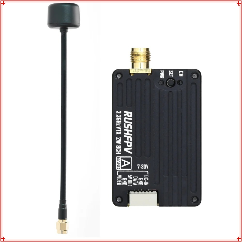2026 New RUSHFPV 3.3G 2W VTX T - Drone Receiver 评论和价格