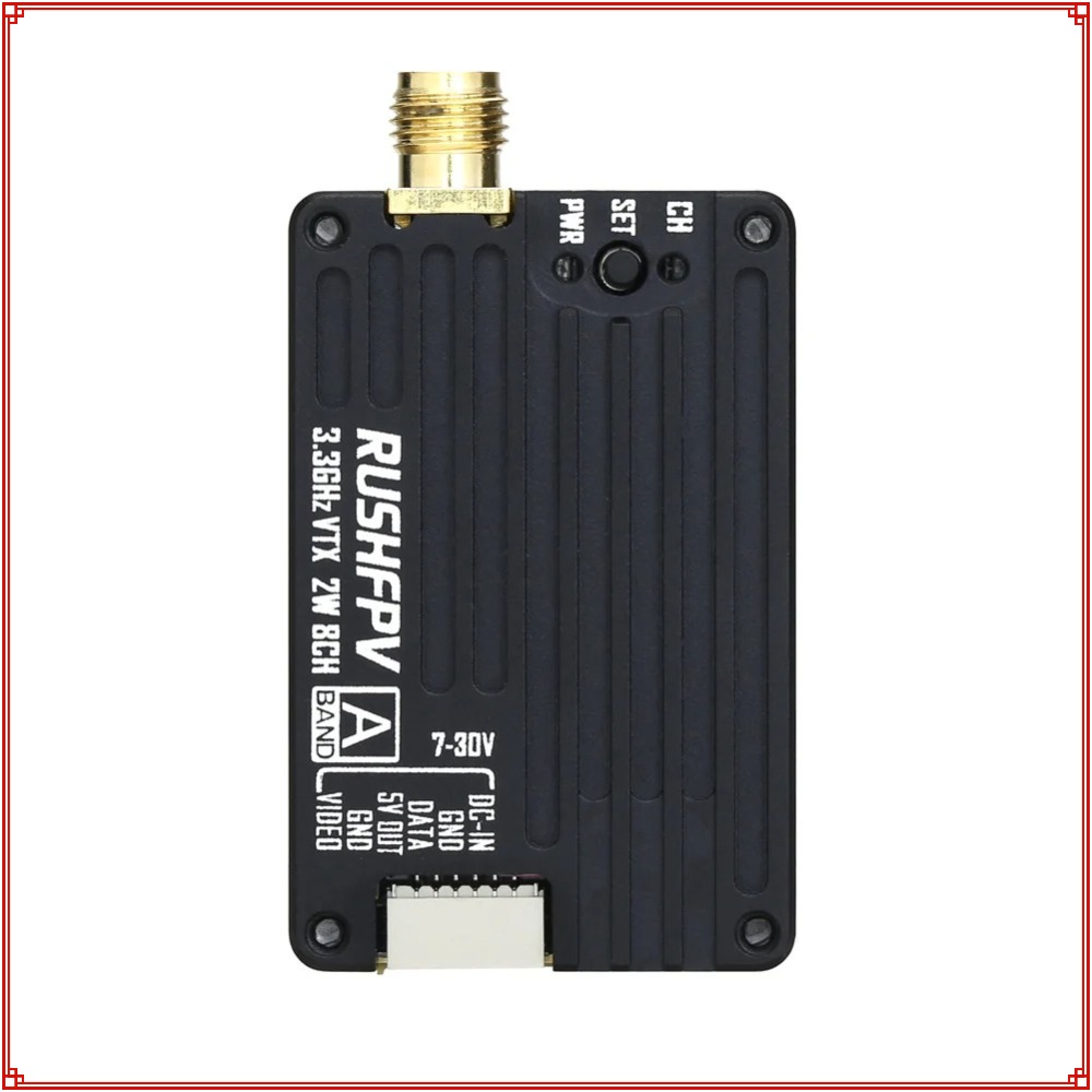 2026 New RUSHFPV 3.3G 2W VTX T - Drone Receiver 评论和价格
