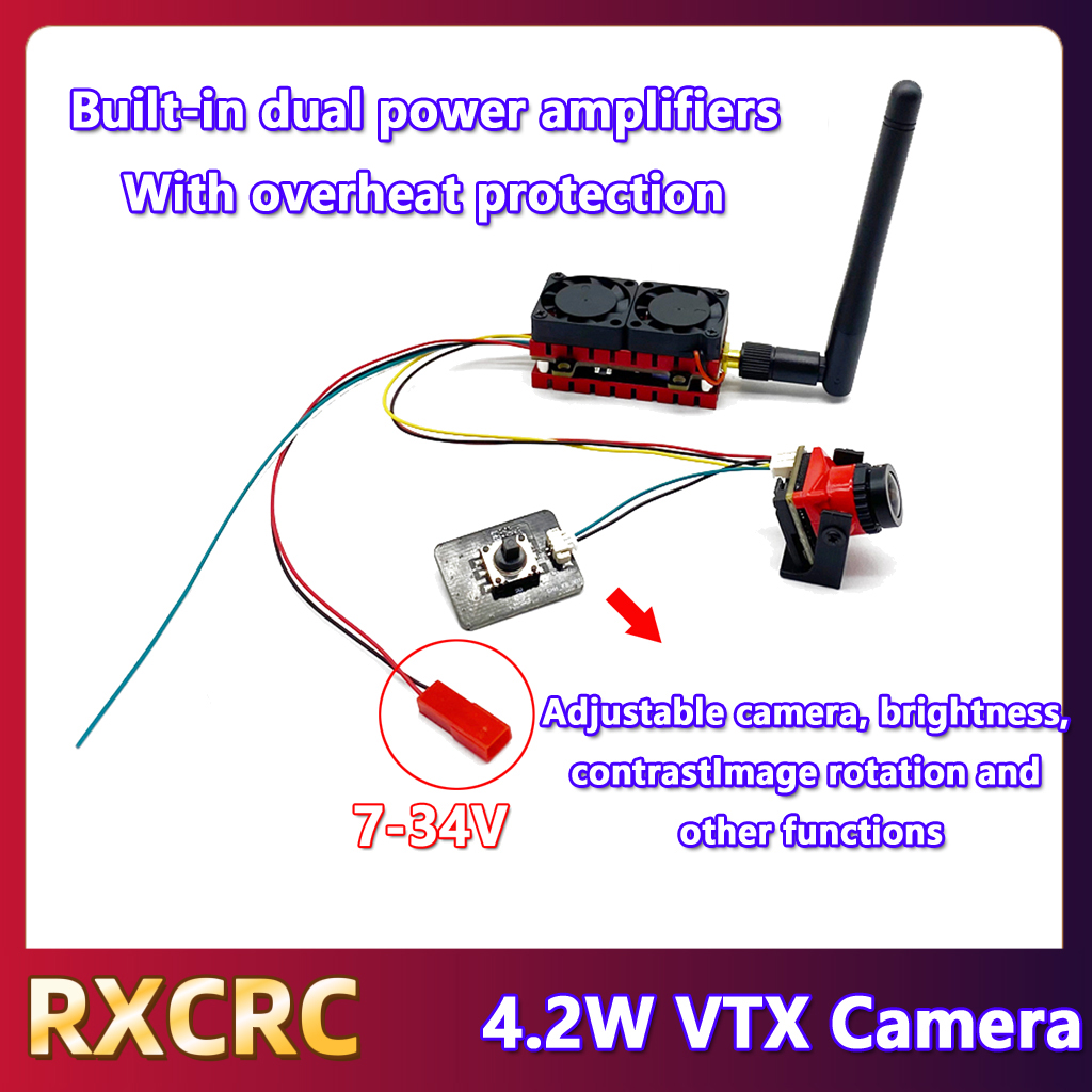 RXCRC 5.8G 48CH 4.2W High Powe - Drone Receiver 评论和价格