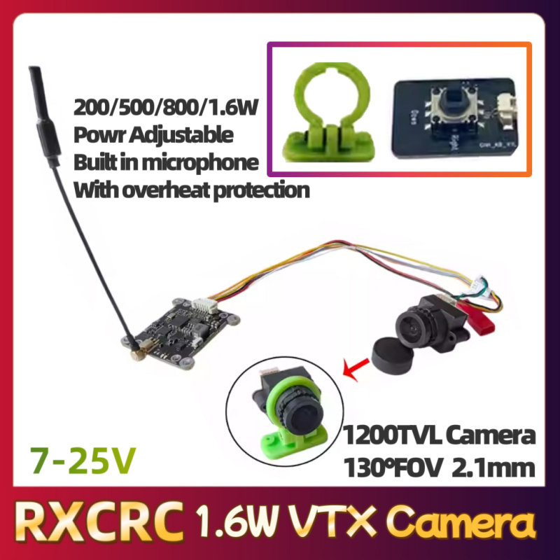 RXCRC 5.8G Module 48CH 1.6W VT - Drone Receiver 评论和价格
