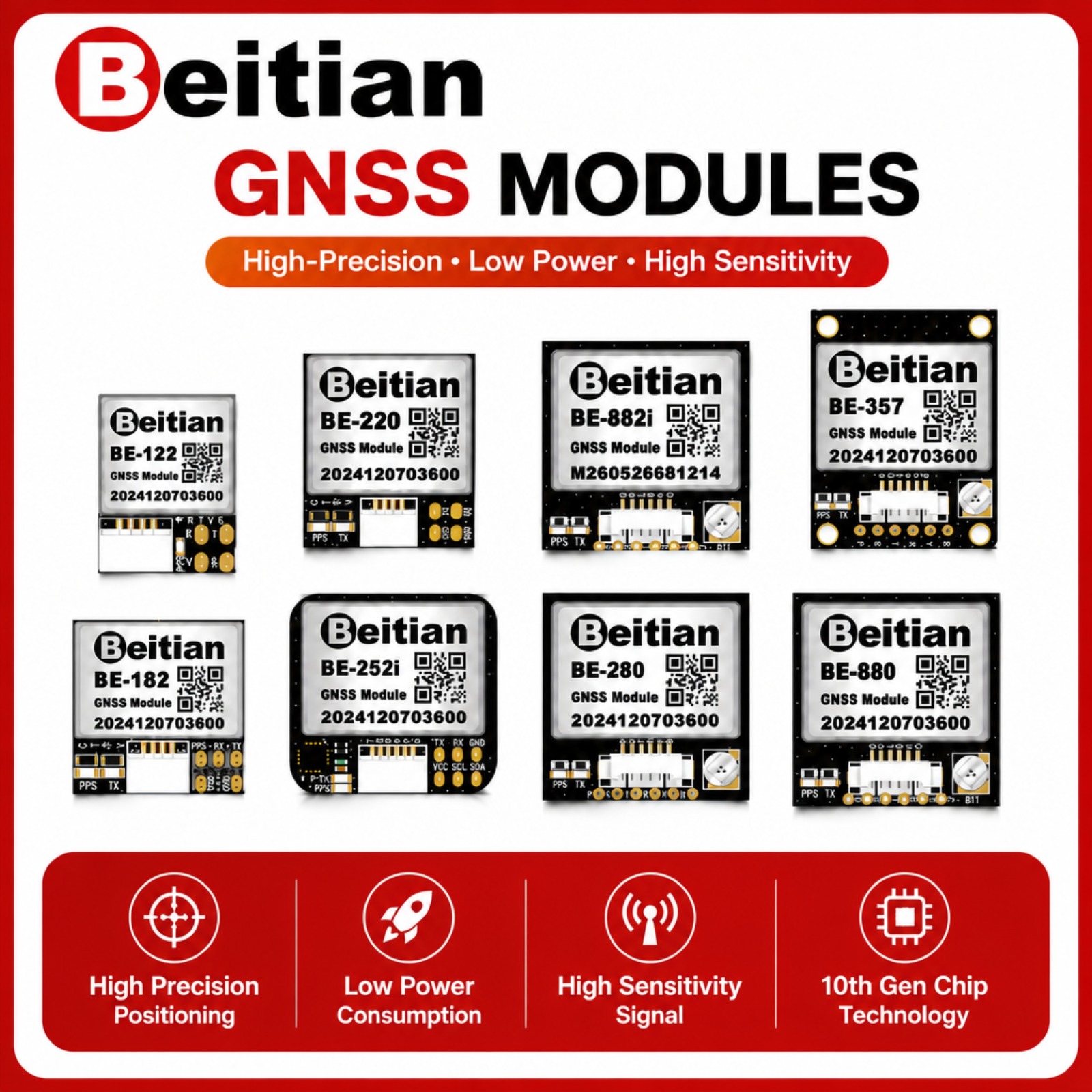 Beitian M10 Triple Mode GNSS C - Drone Compass 评论和价格