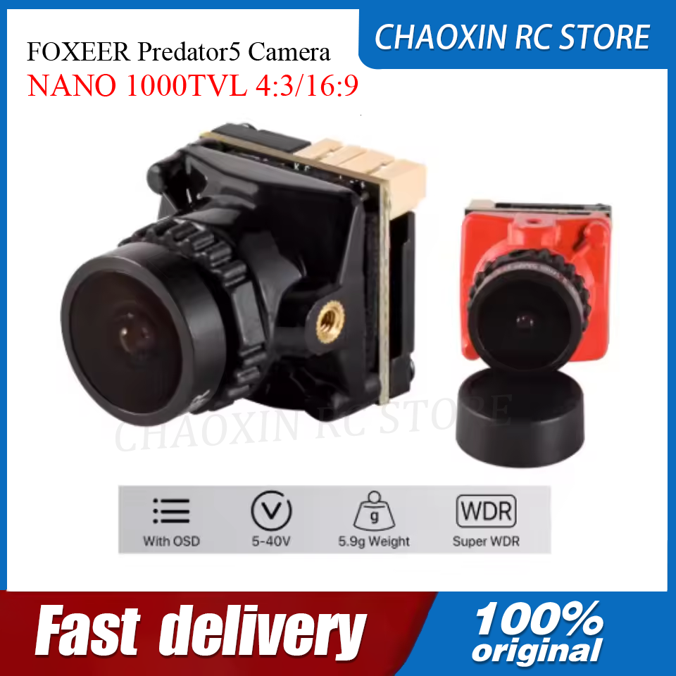 FOXEER Predator5 Camera NANO 1 - Drone Camera 评论和价格