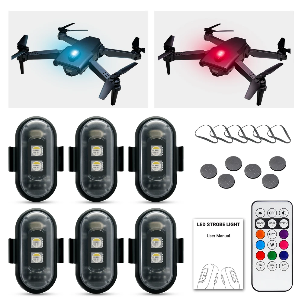 Motorcycle Strobe Light, APP C - Drone Led Light 评论和价格