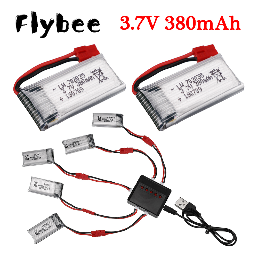 3.7V 380mAh Lipo Battery With  - Drone Charger 评论和价格