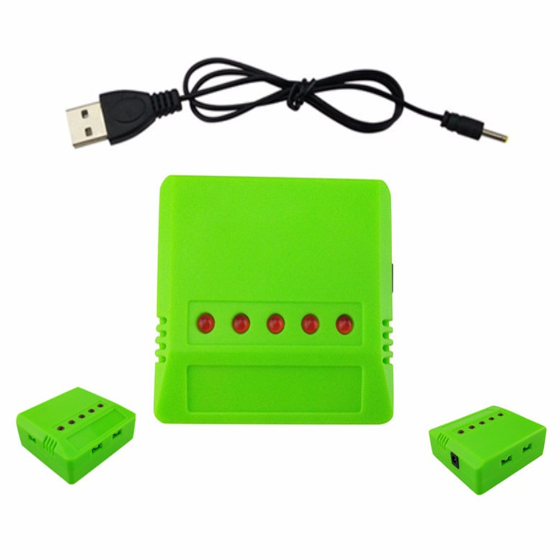 5PCS Cables And 1X 5 In 1 USB  - Drone Charger 评论和价格
