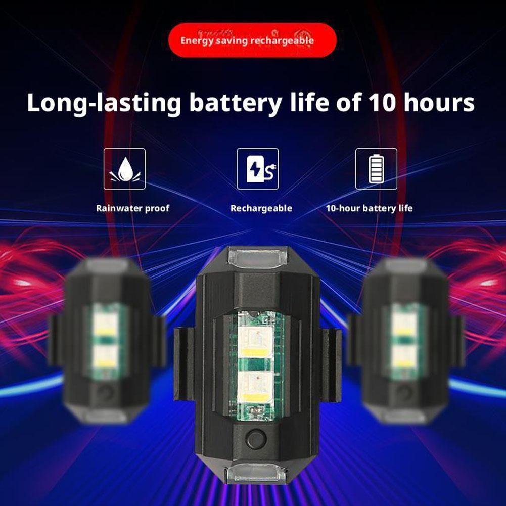 2PCS Mini LED Strobe Lights De - Drone Led Light 评论和价格