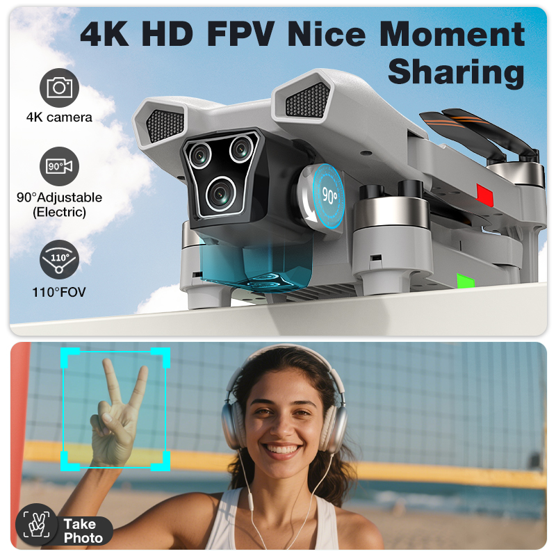 NEW Hot L017 Pro Drone Brushle - Drone Gimbal 评论和价格