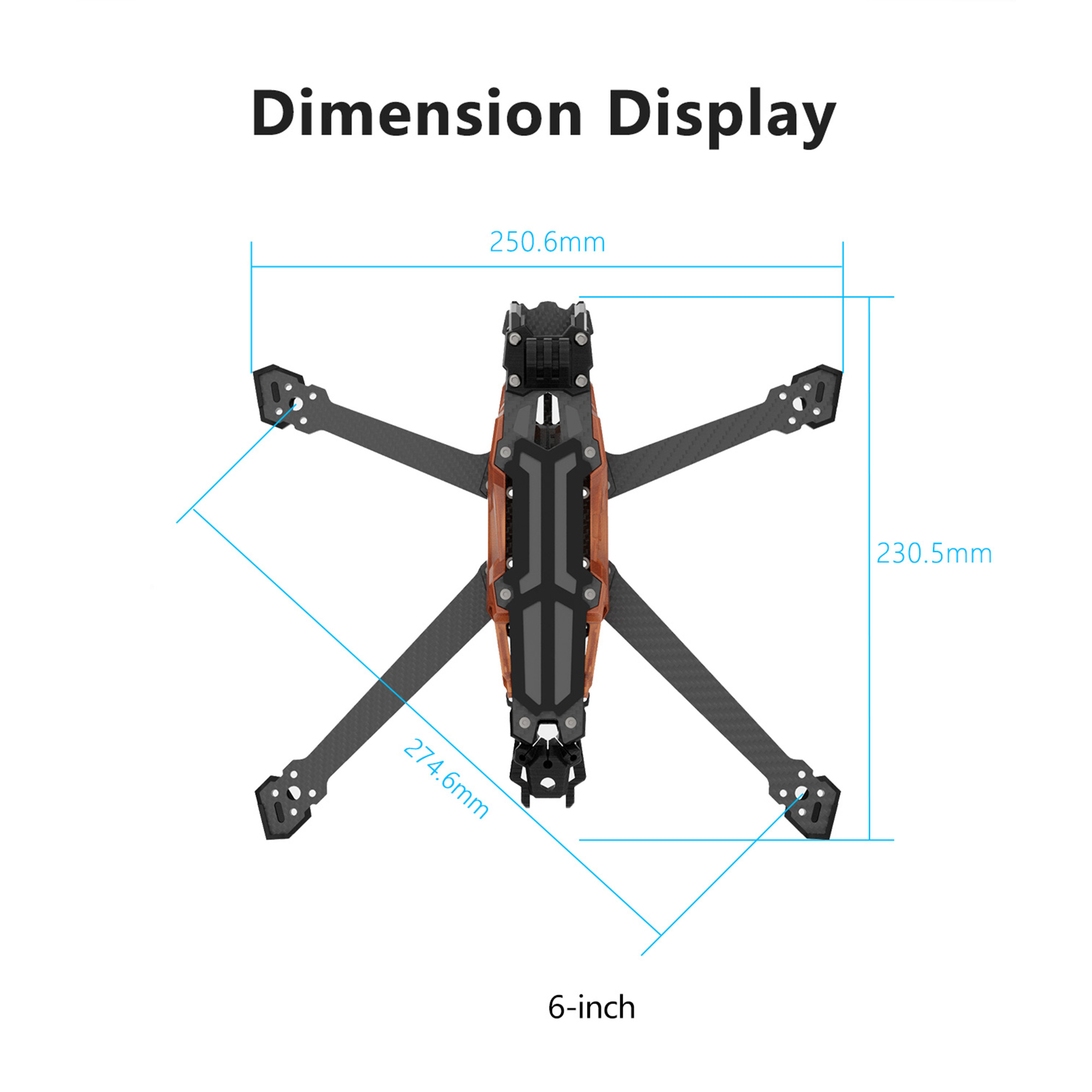 GEPRC GEP-Vapor-D5 D6 O4 Pro C - Drone Landing Gear 评论和价格