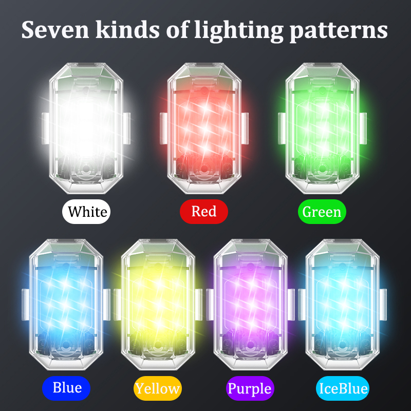 1/2/4pcs Wireless LED Drone St - Drone Led Light 评论和价格