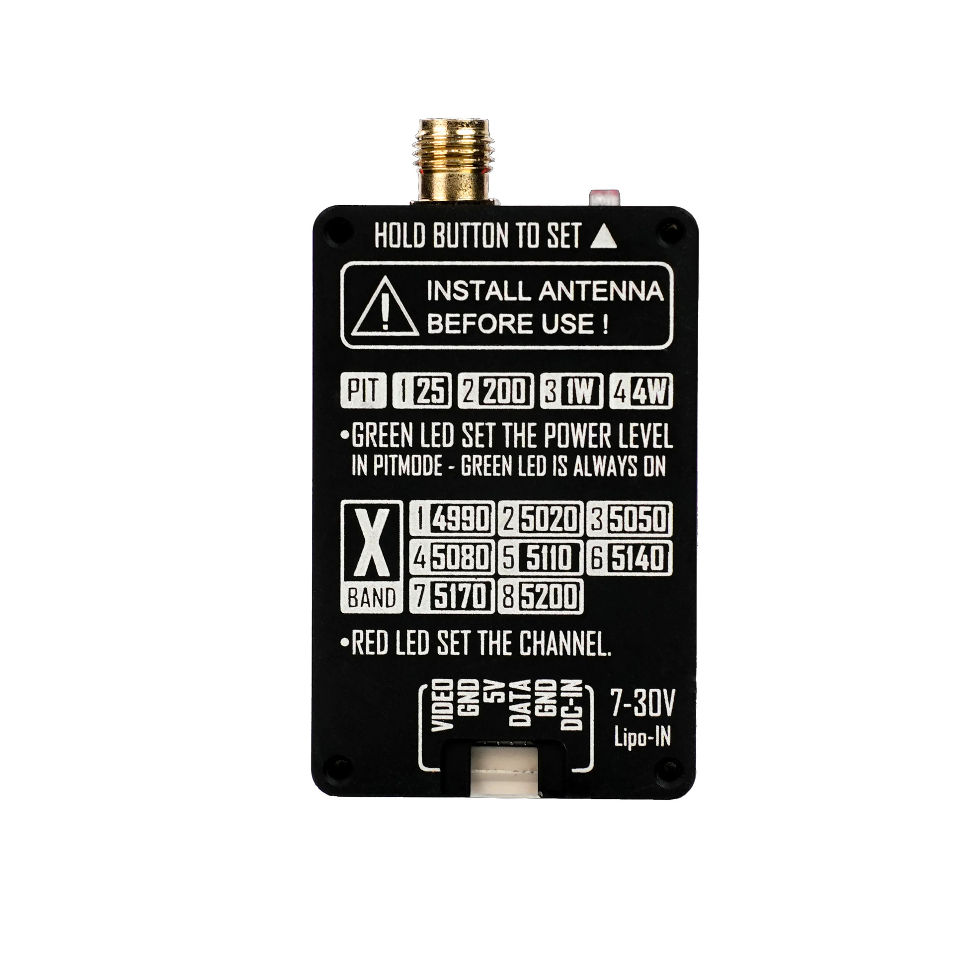 VTX RUSHFPV 4.9G 4W Video Tran - Drone Transmitter 评论和价格